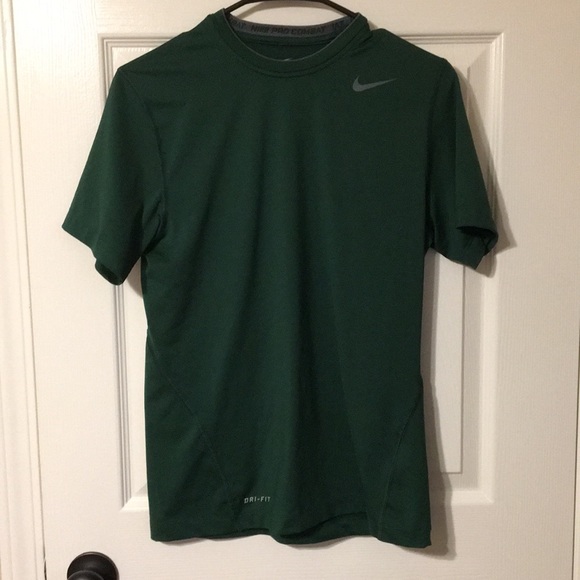 forest green nike shirt